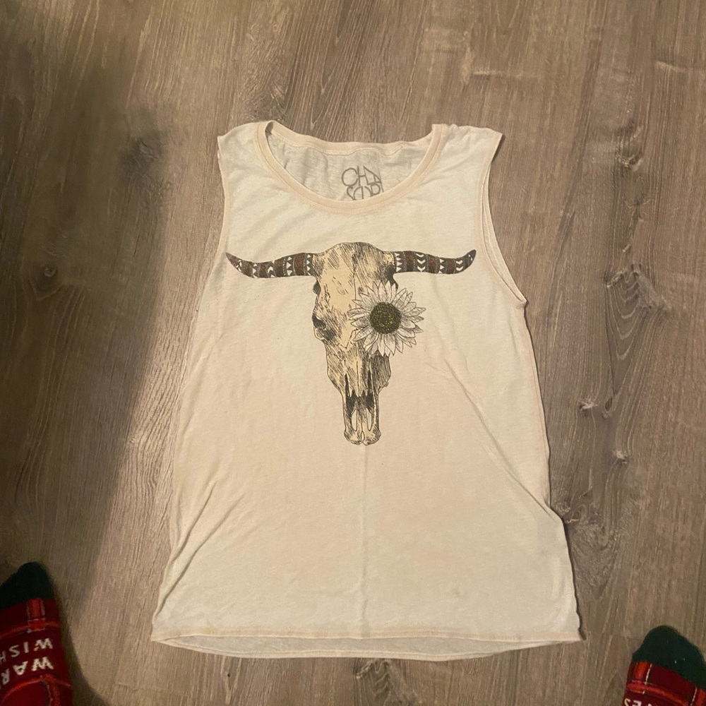 Cow skull tank
